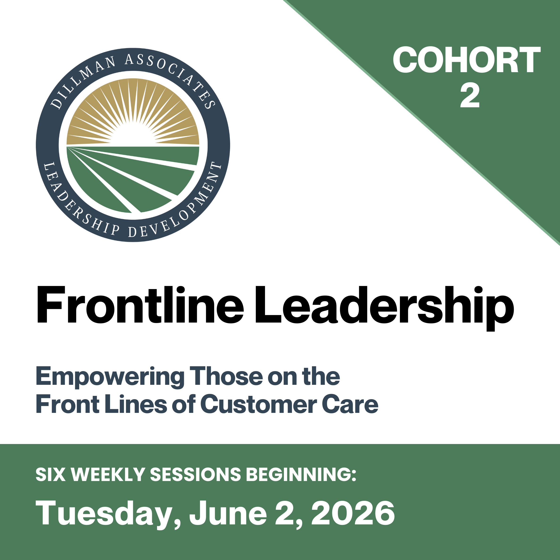 Frontline Leadership - Cohort 2 (2026)