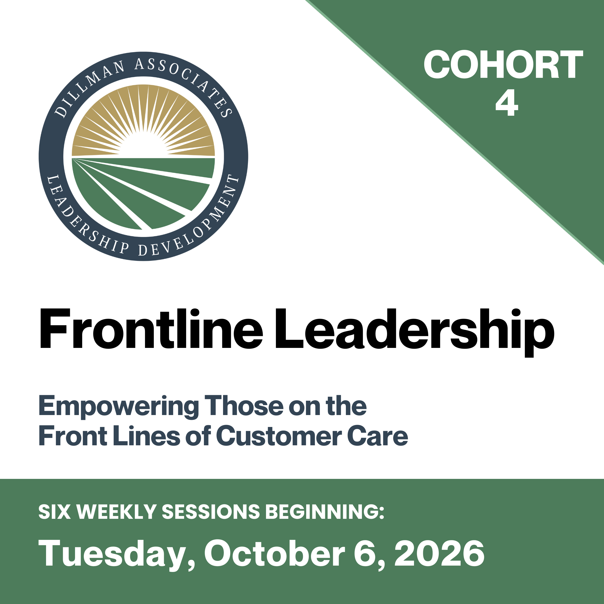 Frontline Leadership - Cohort 4 (2026)